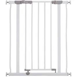 Dreambaby AVA - Barrière de sécurité Slimline pour escalier, 61-68 cm, montage par pression sans perçage, blanc, 76 cm