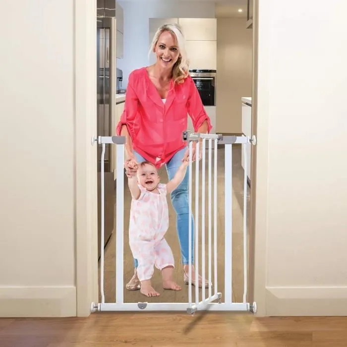 Dreambaby AVA - Barrière de sécurité Slimline pour escalier, 61-68 cm, montage par pression sans perçage, blanc, 76 cm Dreambaby AVA - Barrière de sécurité Slimline pour escalier, 61-68 cm, montage par pression sans perçage, blanc, 76 cm