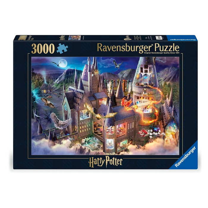 Ravensburger Puzzle 3000 pièces Vue sur le château de Poudlard / Harry Potter