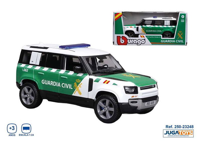 Burago Land Rover Defender 110 Guardia Civil, échelle 1:24