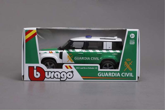 Burago Land Rover Defender 110 Guardia Civil, échelle 1:24