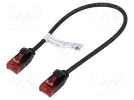 GOOBAY Cordon de raccordement Cat 6 U/UTP 0,25m RJ45