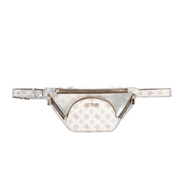 Guess Sac banane en tissu Utility Vibe Blanc pour femme - Accessoire de mode