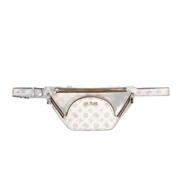 Guess Utility Vibe Sac Banane en Tissu Blanc