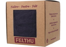 Felthu Feutre de laine bleu marine 100g environ