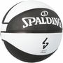 Ballon de basket Spalding Asvel Sz7 Blanc Noir (Taille 7)