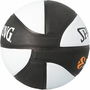 Ballon de basket Spalding Asvel Sz7 Blanc Noir (Taille 7)