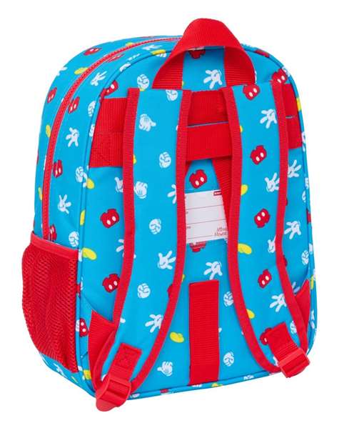 Safta Mochila Sac à dos enfant Disney Mickey Mouse "Fantastic" adaptable poussette 26x34x11 cm