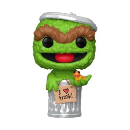 Funko Sesame Street POP! TV Figurine en vinyle Oscar the Grouch 9 cm