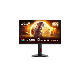 AOC Q27G4SDR - Écran PC Gamer 27 Pouces, IPS, 2K QHD 2560 x 1440, 180 Hz, 1 ms, HDR 400, Compatible G-Sync, HDMI/DisplayPort