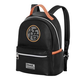 Karactermania - Mochila Heady Dragon Ball Z - Sac à dos urbain - Dimensions: 24.5 x 15 x 29 cm - PVC avec intérieur polyester - Noir