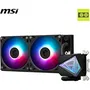 MSI MAG Coreliquid I240 - Refroidisseur liquide tout-en-un pour PC avec ventilateurs de 12 cm - Noir