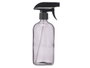 Berilo Pulvérisateur Cristal Rond Gris 500 ml 9.5x21.2x7.4 cm Verre et Plastique (Set de 12)