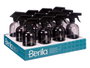 Berilo Pulvérisateur Cristal Rond Gris 500 ml 9.5x21.2x7.4 cm Verre et Plastique (Set de 12)
