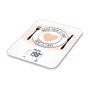 Beurer KS-19 LOVE Pèse-personne et Balance de Cuisine Numérique avec Écran LCD, 5 kg de Capacité, Fonction Tara, Design en Verre Plat et Éteint Automatiquement