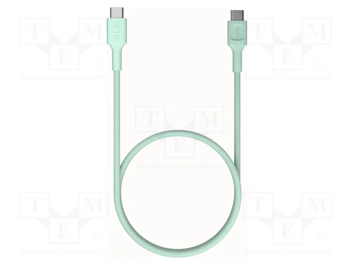GREEN CELL Câble USB 2.0 USB-C vers USB-C Vert 1,2m GREEN CELL Câble USB 2.0 USB-C vers USB-C Vert 1,2m