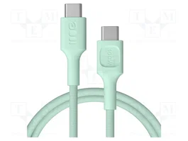 GREEN CELL Câble USB 2.0 USB-C vers USB-C Vert 1,2m