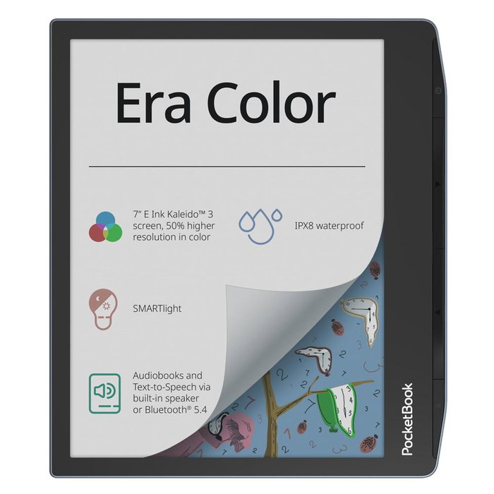 PocketBook Era Color Liseuse 7 Pouces E Ink Kaleido 3 32 Go SMARTlight IPX8 Bluetooth 5.4 USB-C PocketBook Era Color Liseuse 7 Pouces E Ink Kaleido 3 32 Go SMARTlight IPX8 Bluetooth 5.4 USB-C