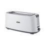 Edm Tostadora double fente longue blanc 1400 W avec fonction chauffer et décongeler 7 positions