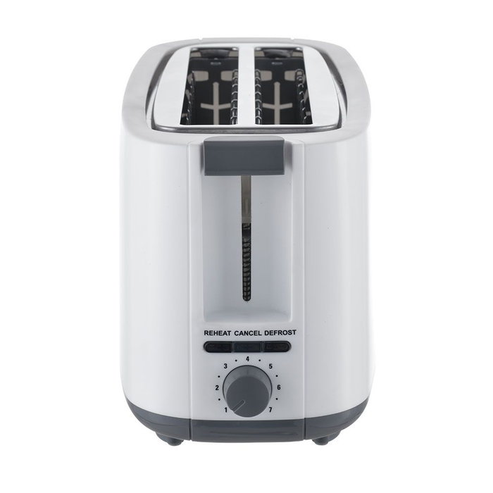 Edm Tostadora double fente longue blanc 1400 W avec fonction chauffer et décongeler 7 positions Edm Tostadora double fente longue blanc 1400 W avec fonction chauffer et décongeler 7 positions