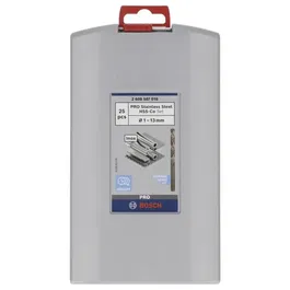 Bosch ProBox Set de 25 forets à métaux HSS-Co 135° avec coffret, diamètres 1-13 mm