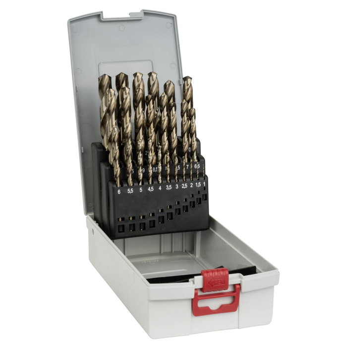 Bosch Set de forets ProBox HSS-Co 1-13mm (25 pièces) Bosch Set de forets ProBox HSS-Co 1-13mm (25 pièces)