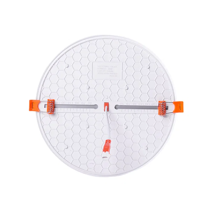 Downlight LED Encastré 36W 3600Lm Blanc Chaud 2700K Cercle Ajustable 40.000H [HO-FWWB-R-36W-WW]