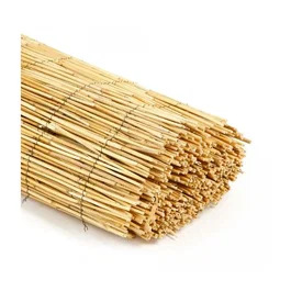 Nature Paillon NATURE - Brise-vue en tiges de roseaux naturels pelés pour jardin, terrasse, balcon - 1 x 5 m - Densité 700 g/m2 - Assemblage fil de fer galvanisé