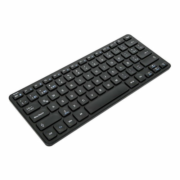 Targus AKB862ES Clavier Bluetooth sans fil QWERTY Espagnol - Protection antimicrobienne DefenseGuard - Compatible universel - Noir