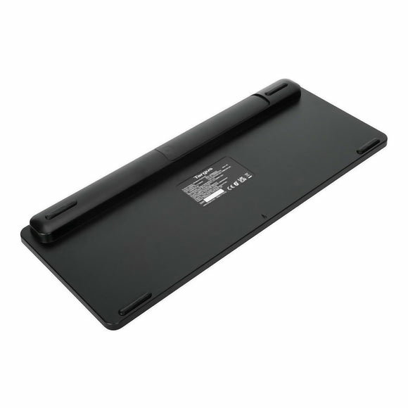 Targus AKB862ES Clavier Bluetooth sans fil QWERTY Espagnol - Protection antimicrobienne DefenseGuard - Compatible universel - Noir