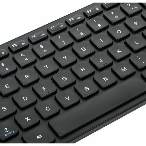 Targus AKB862ES Clavier Bluetooth sans fil QWERTY Espagnol - Protection antimicrobienne DefenseGuard - Compatible universel - Noir