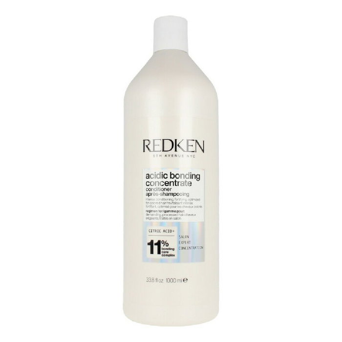 Redken Acid Bonding Concentrate Conditioner 11% - Conditionneur sans sulfates pour réparation extrême et protection contre la décoloration - 1000 mL Redken Acid Bonding Concentrate Conditioner 11% - Conditionneur sans sulfates pour réparation extrême et protection contre la décoloration - 1000 mL