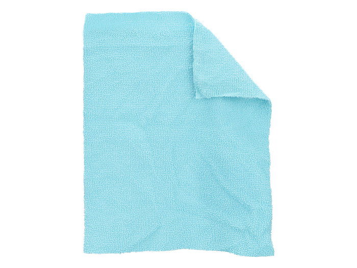 ARTE REGAL Set de 12 chiffons microfibres bleu 30x23cm