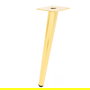 Q&Q Pata de mueble Onice Metal Oro H300 mm
