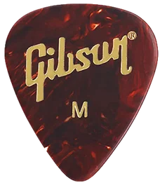GIBSON Pack de 12 médiators Tortoise Perlado - Medium