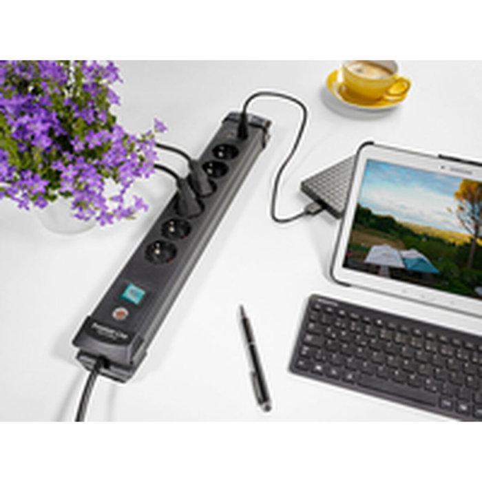 Brennenstuhl Multiprise Premium-Line 6 Prises AC et 2 USB (3 m) Brennenstuhl Multiprise Premium-Line 6 Prises AC et 2 USB (3 m)