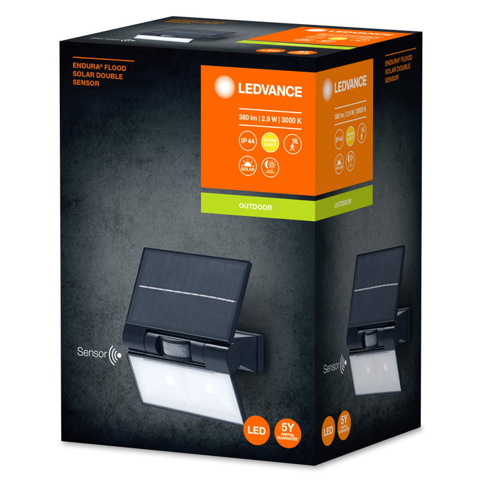 Ledvance Projecteur LED Solaire 2,9W 380Lm 3000K IP44 Dimmable