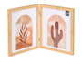 GIFTDECOR Porte-photo double effet bambou 20x25