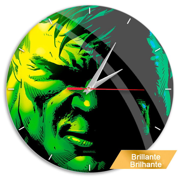 Marvel Montre Murale Hulk - Écran Réfléchissant Brillant, Mécanisme Silencieux, Cadran 30.5 cm Marvel Montre Murale Hulk - Écran Réfléchissant Brillant, Mécanisme Silencieux, Cadran 30.5 cm