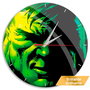 Marvel Montre Murale Hulk - Écran Réfléchissant Brillant, Mécanisme Silencieux, Cadran 30.5 cm