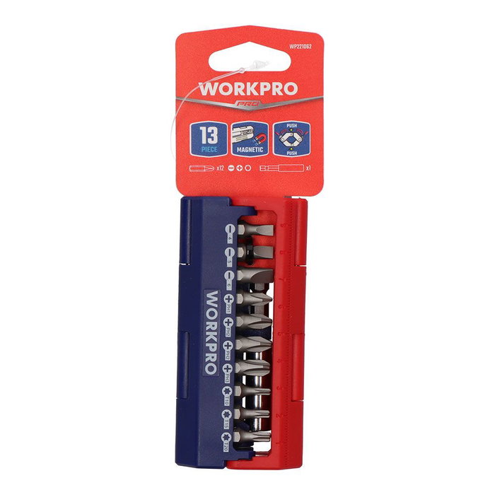 Ensemble de pointes Workpro Tournevis 13 Pièces Ensemble de pointes Workpro Tournevis 13 Pièces