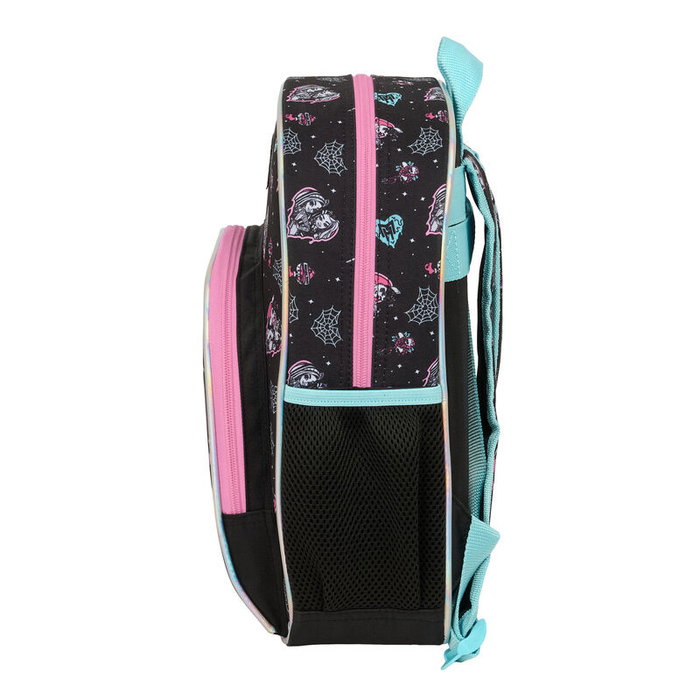SAFTA Sac à dos Monster High 34 cm, adaptable aux chariots, avec poche latérale pour bouteille, poche avant grande capacité, sangles ergonomiques rembourrées et poignée de transport SAFTA Sac à dos Monster High 34 cm, adaptable aux chariots, avec poche latérale pour bouteille, poche avant grande capacité, sangles ergonomiques rembourrées et poignée de transport
