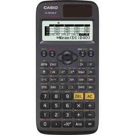 Casio FX-87DE X (menu allemand) - Calculatrice scolaire noire