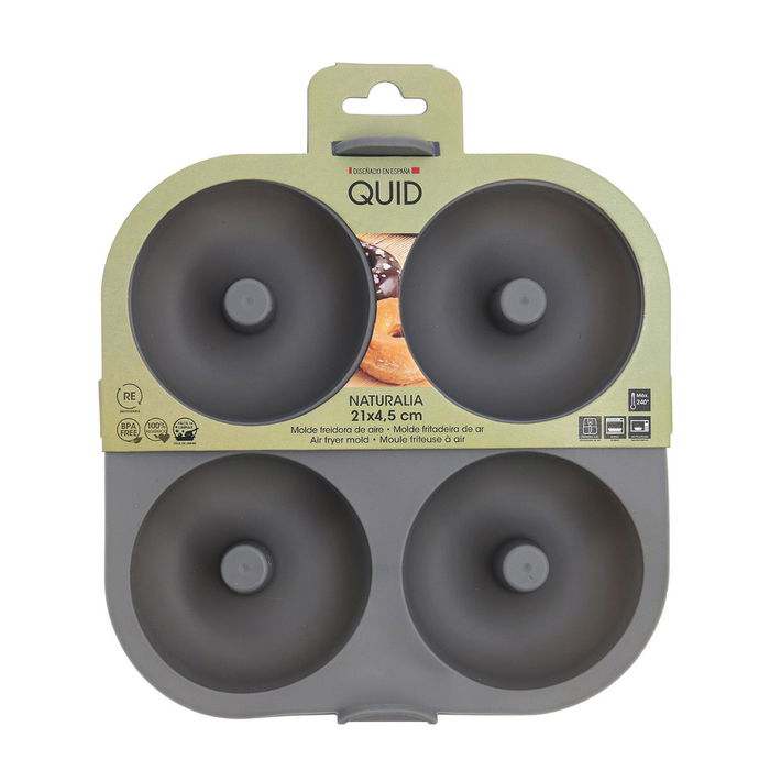 Molde Silicona 4 Donuts Naturalia Quid 19x19x5,5 cm Molde Silicona 4 Donuts Naturalia Quid 19x19x5,5 cm