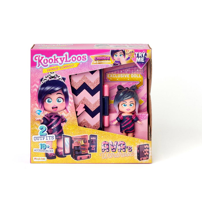 KOOKYLOOS Pklsp114In60 - Boîte Magique Ava'S Wardrobe, Clavarder de Garde-robe, Jeu en Espagnol