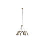 Suspension DKD Home Decor 66 x 66 x 60 cm Verre Doré Métal 40 W