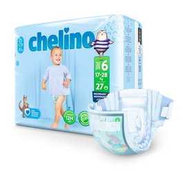 Chelino Pañal Junior Taille 6 17-28kg Lot de 27 Couches