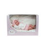 Muñecas Arias Poupée Elegance Andie Rose de 40 cm avec coussin, poupée lestée pour enfant de 3 ans et plus - Jeu en espagnol