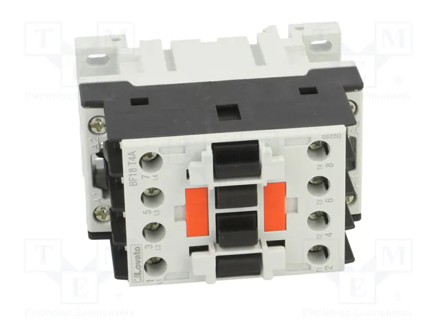 LOVATO ELECTRIC Contacteur 4-pôles NO x4 18A sur panneau ou rail DIN ...