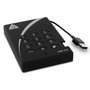Apricorn Aegis Padlock 3.0 - Disque dur portable chiffré USB 3.0 500 Go - Chiffrement matériel AES 256-bit FIPS 197 - Sans logiciel - 5 Gbps - Clavier résistant à l'usure